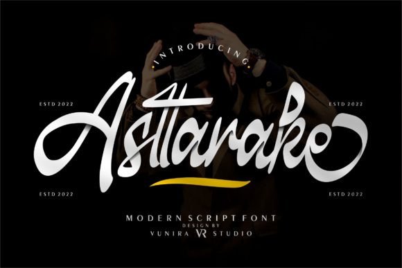 Asttarake: A Modern Script Font for Polished Branding