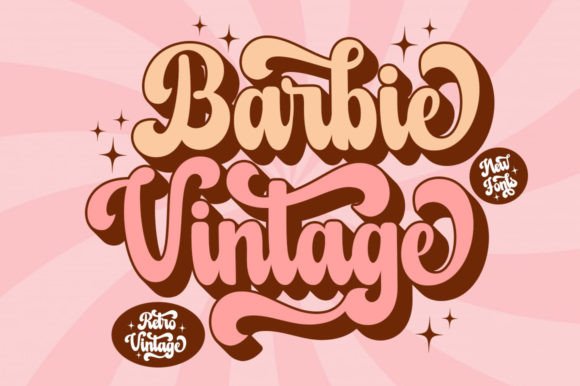 Barbie Vintage Font Review