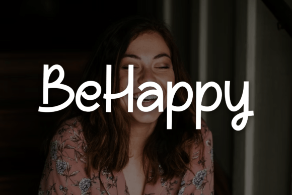 BeHappy Font for Creative Design