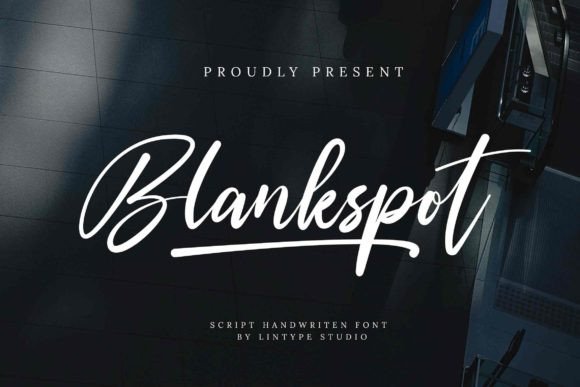 Blankspot Font for Web Design