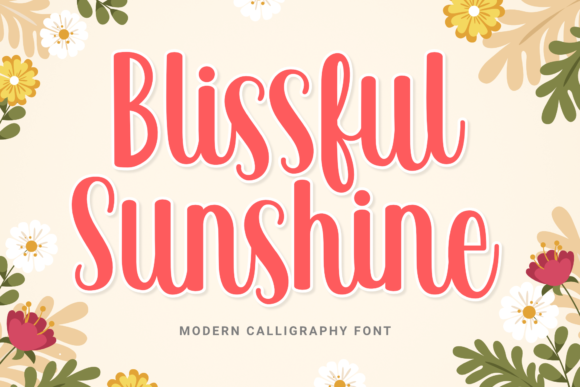 Blissful Sunshine Font for Business Branding