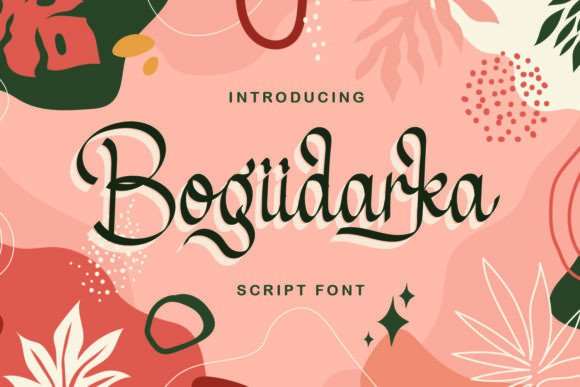 Bogiidarka: A Script Font for Creative Projects