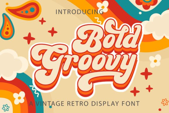 Bold Groovy Font for Web Design