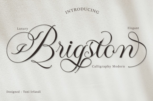 Brigston Font for Creative Projects