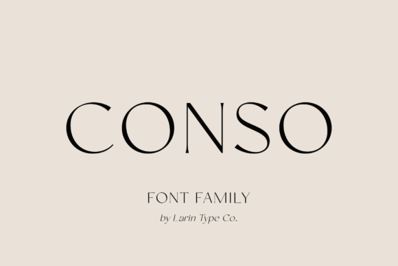 Conso Font for Creative Projects
