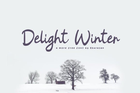 Delight Winter Font for Creative Brands