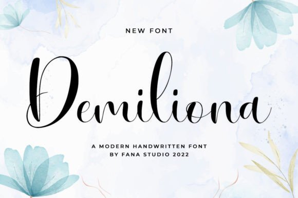Demiliona Font: Elegant Script for Designers