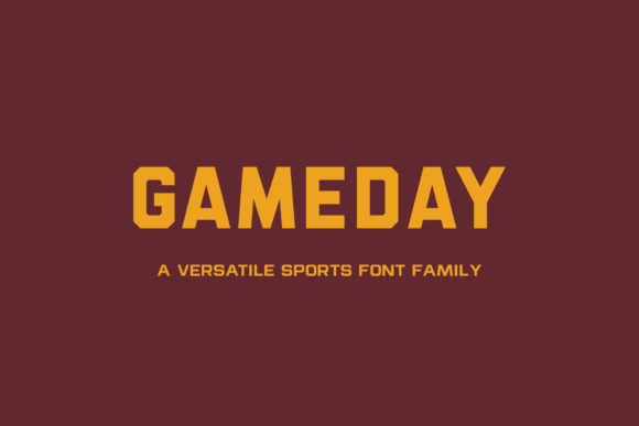 Gameday: A Bold Font for Creative Projects