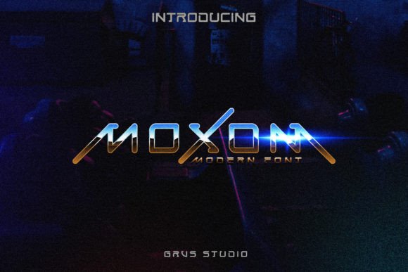 Grvs Moxom Font for Business Branding