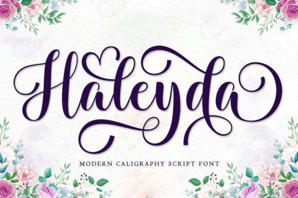 Haleyda: A Flowing Handwritten Font