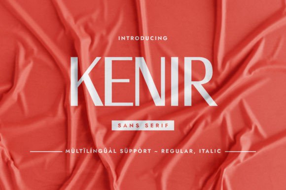 Kenir Font for Web Design