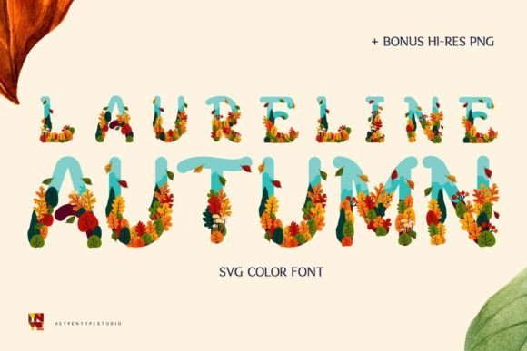 Laureline Autumn Font for Seasonal Branding