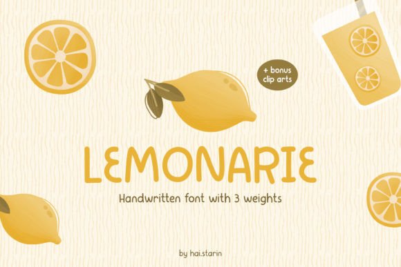 Lemonarie Font for Creative Projects