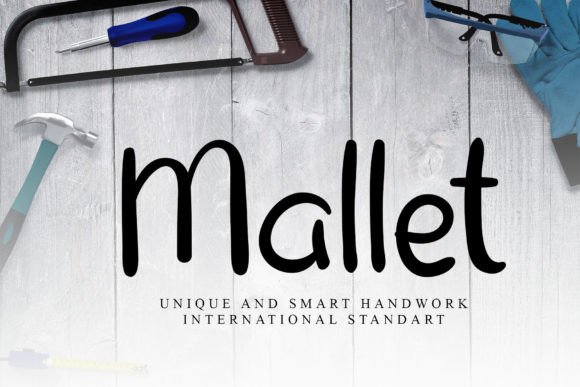 Mallet Font: Elegant Handwritten Style