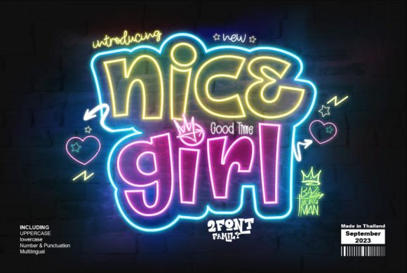 Nice Girl Font for Bold Web Design