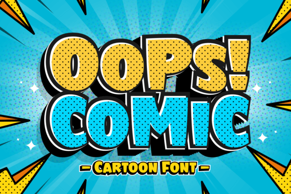 Oops Comic Font for Web Design