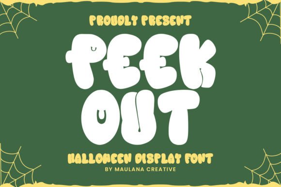 Peek out Font: A Playful Typeface for Creative Projects