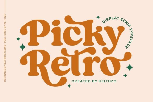 Picky Retro Font for Bold Branding