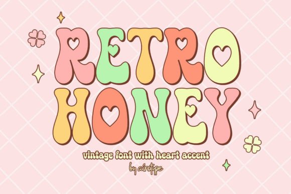 Retro Honey Font for Vintage Branding