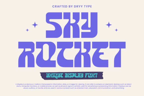 Sky Rocket Font for Web Design