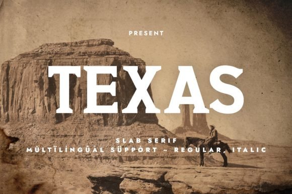 Texas Font for Bold Branding