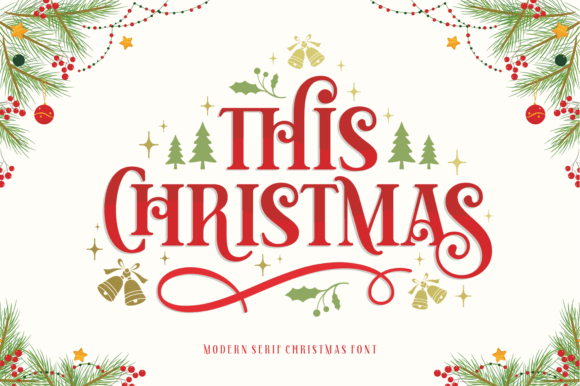 This Christmas Font for Creative Makers