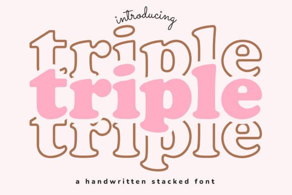 Triple: A Display Font for Impactful Design