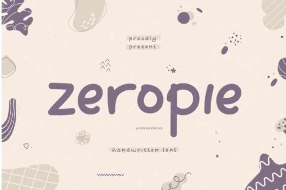 Zeropie Font for Business Branding